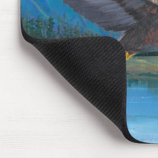 Bald Eagle Soaring Mousepad (Ecke)