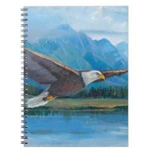Bald Eagle Soaring Notizblock