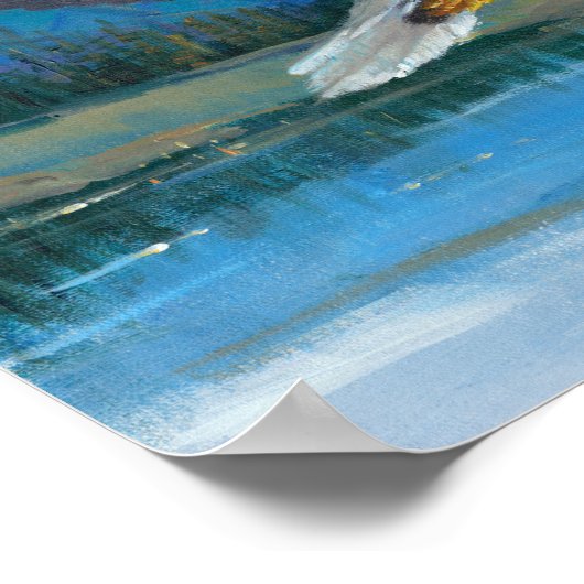 Bald Eagle Soaring Poster (Ecke)