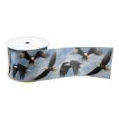 Bald Eagle Soaring Satinband (Spule)