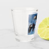Bald Eagle Soaring Schnapsglas (Links)