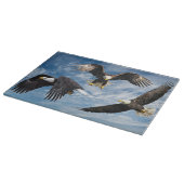 Bald Eagle Soaring Schneidebrett (Ecke)