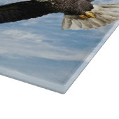 Bald Eagle Soaring Schneidebrett (Ecke)