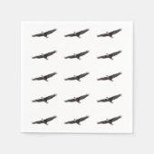 Bald Eagle Soaring Serviette (Vorderseite)