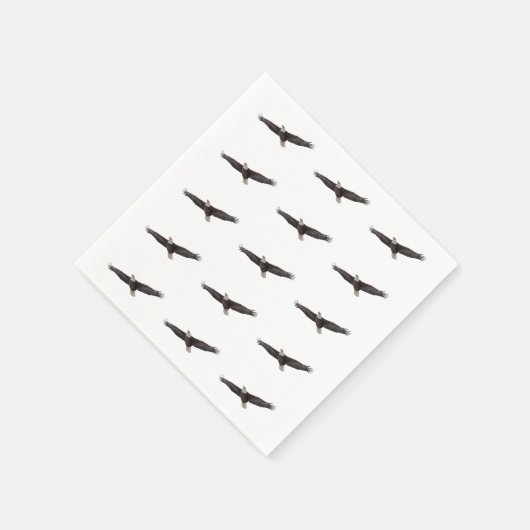 Bald Eagle Soaring Serviette (Ecke)