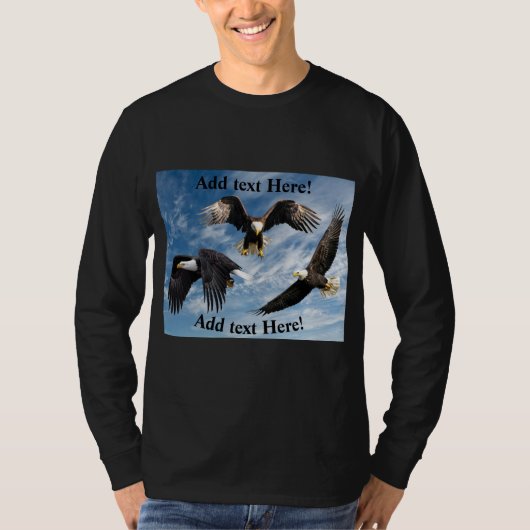Bald Eagle Soaring T-Shirt (Vorderseite)