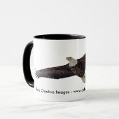 Bald Eagle Soaring Tasse (Vorderseite Links)