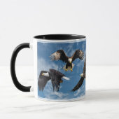 Bald Eagle Soaring Tasse (Links)