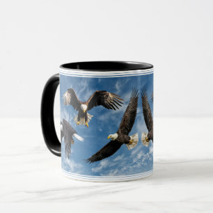 Bald Eagle Soaring Tasse