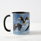 Bald Eagle Soaring Tasse (Links)