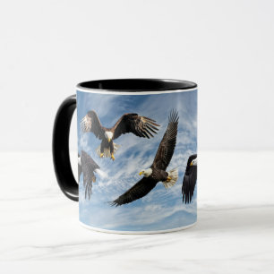 Bald Eagle Soaring Tasse