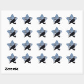 Bald Eagle Star Stickers (Blatt)