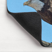 Bald Eagle startet Mousepad (Ecke)