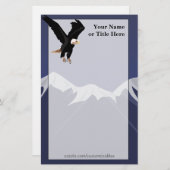 Bald Eagle Stationary Briefpapier (Vorne/Hinten)
