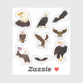 Bald Eagle Stickers Aufkleber