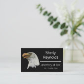 Bald Eagle stilvoll anpassbar Visitenkarte (Stehend Vorderseite)