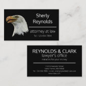 Bald Eagle stilvoll anpassbar Visitenkarte (Vorne/Hinten)