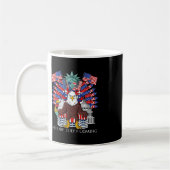 Bald Eagle Throne 4. Juli USA Patriotic Boys K Kaffeetasse (Links)