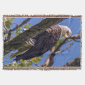 Bald Eagle Throw Blanket Decke (Vorderseite)