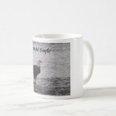 Bald Eagle über Lachs Kaffeetasse (VorderseiteRechts)