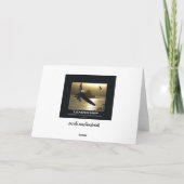 Bald Eagle und Raven Vielen Dank Karten (Rückseite)