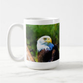 Bald Eagle und Sunlight Art Kaffeetasse (Links)