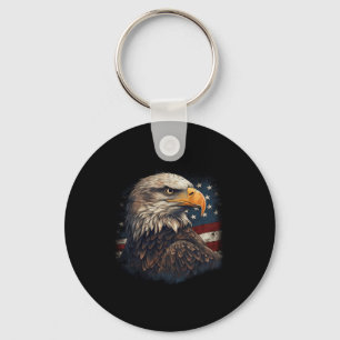 Bald Eagle US American Flag 4. Juli Proud Patr Schlüsselanhänger