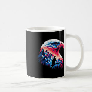 Bald Eagle Us Flag 4. Juli Patriotisches Konzept Kaffeetasse
