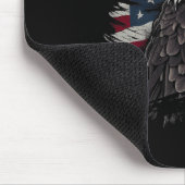 Bald Eagle USA Flag Patriotic Graphics Men Mousepad (Ecke)
