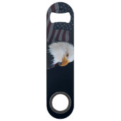 Bald Eagle Usa Flag Speed Flaschenöffner (Rückseite)