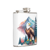 Bald Eagle Vector Art Flachmann (Rechts)