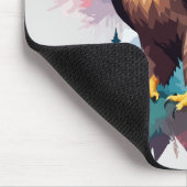 Bald Eagle Vector Art Mousepad (Ecke)