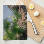 Bald Eagle verlassend Nest Handtuch (Viertel Falte)