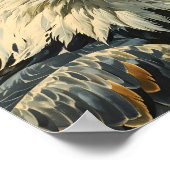 Bald Eagle Vintag Poster (Ecke)