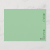 Bald Eagle Vogelbeobachtung Lesezeichen Postkarte (Rückseite)