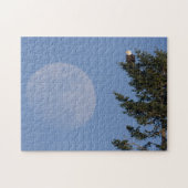 Bald Eagle | Vollmond ansteigen Puzzle (Horizontal)