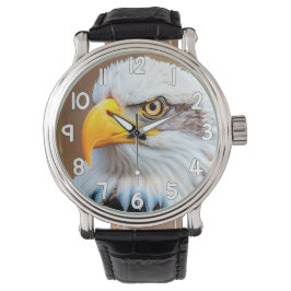 Bald Eagle Wall Clock – American Eagle Wildlife Na Armbanduhr