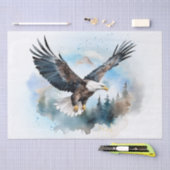 Bald Eagle Watercolor Seidenpapier (Handwerk)