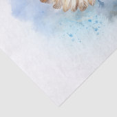 Bald Eagle Watercolor Seidenpapier (Detail)