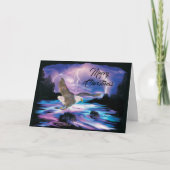 Bald Eagle Weihnachtskarte Feiertagskarte (Vorderseite)