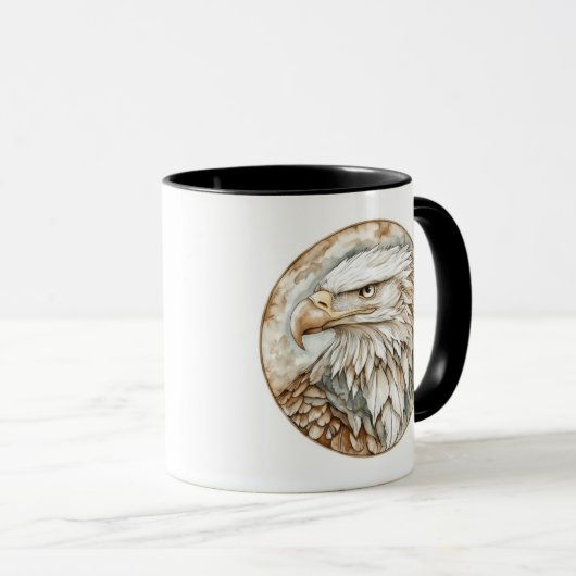 Bald Eagle Wild Tame und Zeitlose Sammlung Tasse (VorderseiteRechts)