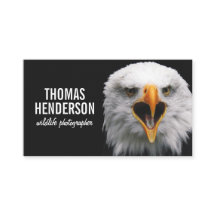 Bald Eagle Wildlife Fotograf Business Card