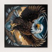 Bald Eagle Wildlife Puzzle (Horizontal)