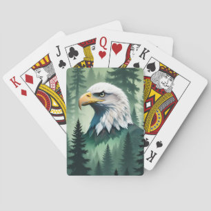 Bald Eagle Wildtiere Natur Umwelt Art Spielkarten