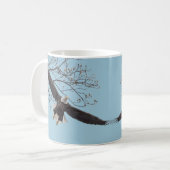 Bald Eagle Wingspread Kaffeetasse (Vorderseite Links)
