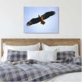 Bald Eagle Wingspread Leinwanddruck (Insitu (Schlafzimmer))