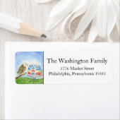 Bald Eagle With Patriotic Cake (Insitu)