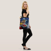 Bald Eagle Wolf American Flag Tasche (Am Model)