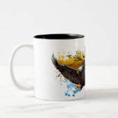 Bald Eagle Zweifarbige Tasse (Links)