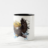 Bald Eagle Zweifarbige Tasse (Mittel)